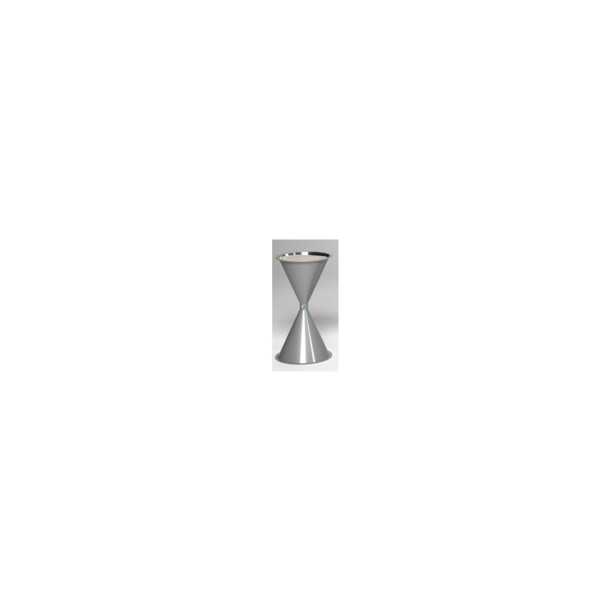 VAR Kunststoff-Standascher silber