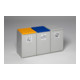 VAR Kunststoffcontainer 3-fach ohne Deckel 180 l-3