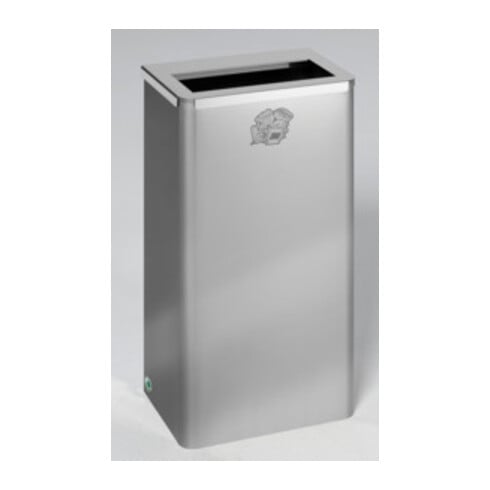 VAR Papierkorb B 31 Edelstahl 60 l - 70 l