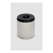 VAR Papierkorb Edelstahl Löschkopf