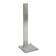 VAR Pied de support avec plaque de sol, acier inoxydable-1