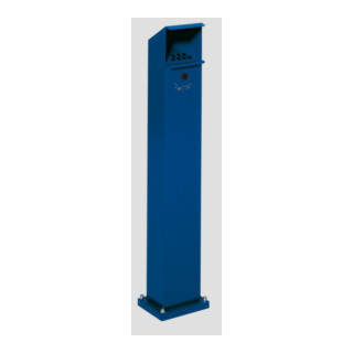 VAR Poubelle à cendres SG 124 bleu gentiane 2 l