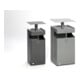 VAR Récipient à cendres/déchets avec toit L 35 couleur fer pailleté 38 l-1