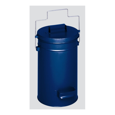 VAR Récipient de sécurité avec couvercle bleu gentiane 22 l
