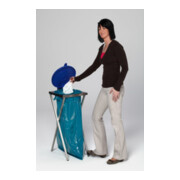 VAR Scherenständer mit Fußpedal Deckel blau