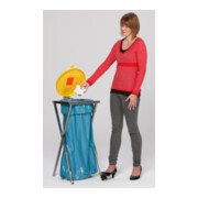 VAR Scherenständer mit Fußpedal Deckel gelb