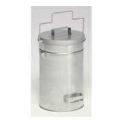 VAR Sicherheitsbehälter mit Deckel verzinkt 22 l