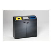 VAR Station de collecte de matériaux WS 97 argent antique 240 l