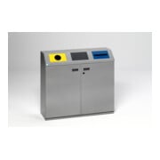 VAR Station de collecte des déchets WS 97 argent 240 l