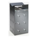 VAR Station de collecte WS 58 4 compartiments 200 l argent antique 200 l-1