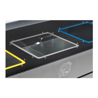 VAR Station de collecte WS 89 3 compartiments 300 l argent antique 300 l