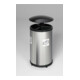 VAR Station de tri 3 compartiments avec toit VA poli 90 l-1