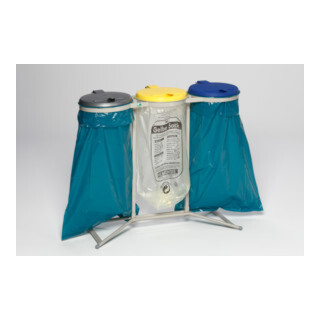 VAR Station fixe 3 voies KS-Deckel jaune bleu argent