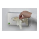 VAR Support de gants en acier inoxydable simple fermé-3