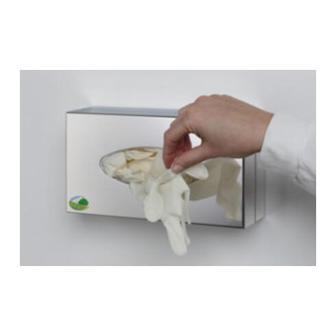 VAR Support de gants en acier inoxydable simple fermé