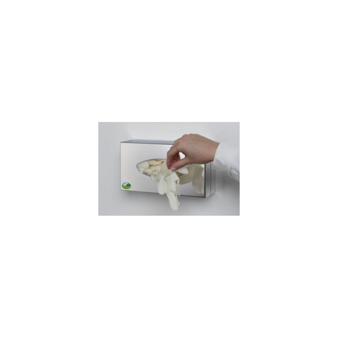 VAR Support de gants en acier inoxydable simple fermé