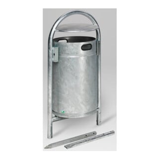 VAR Support pour coude de tuyau RB 007 galvanisé à chaud 60 l