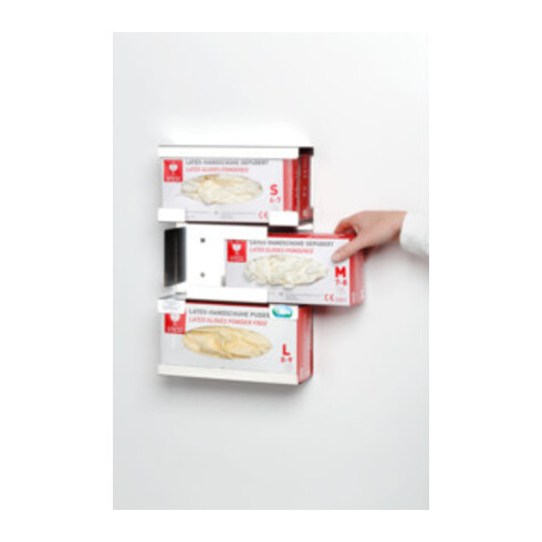 VAR Support pour gants inox triple ouvert