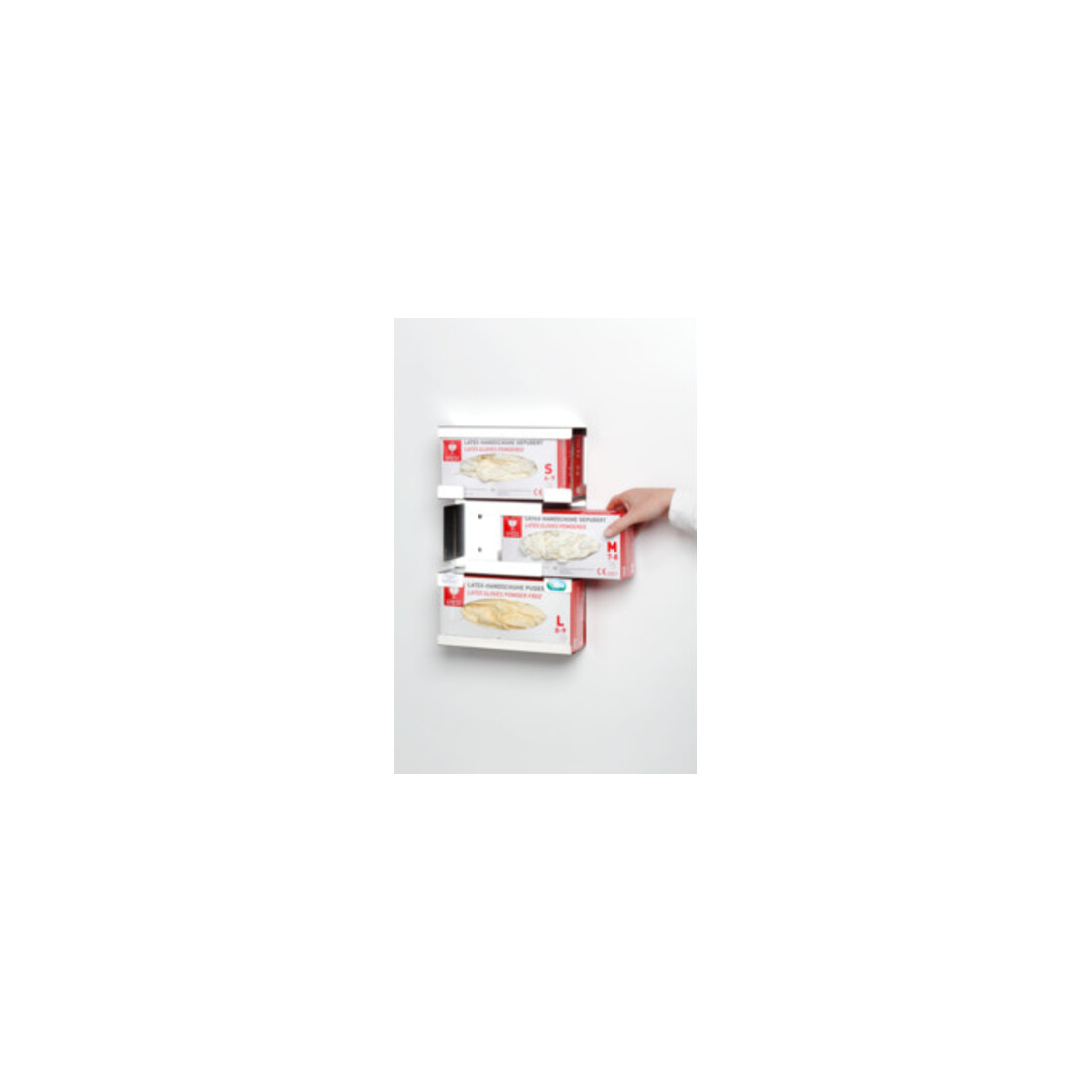 VAR Support pour gants inox triple ouvert