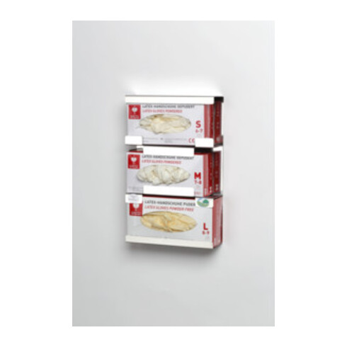 VAR Support pour gants inox triple ouvert