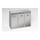 VAR Système de tri des déchets 36 l en acier inoxydable, sur pied ou mural 36 l-1