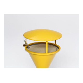 VAR Toit pour cendrier sur pied jaune