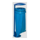 VAR Toit pour collecteur de déchets avec plaque de base bleu gentiane-1