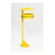 VAR Toit pour collecteur de déchets avec plaque de base jaune-1