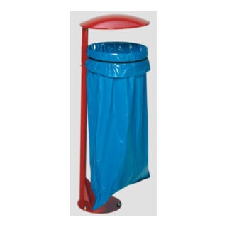 VAR Toit pour collecteur de déchets avec plaque de fond rouge