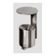 VAR Wandascher WH 10 Edelstahl mit Dach VA 0,6 l-1