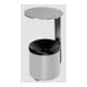 VAR Wandascher WH 10 mit Dach VA silber 0,6 l-1