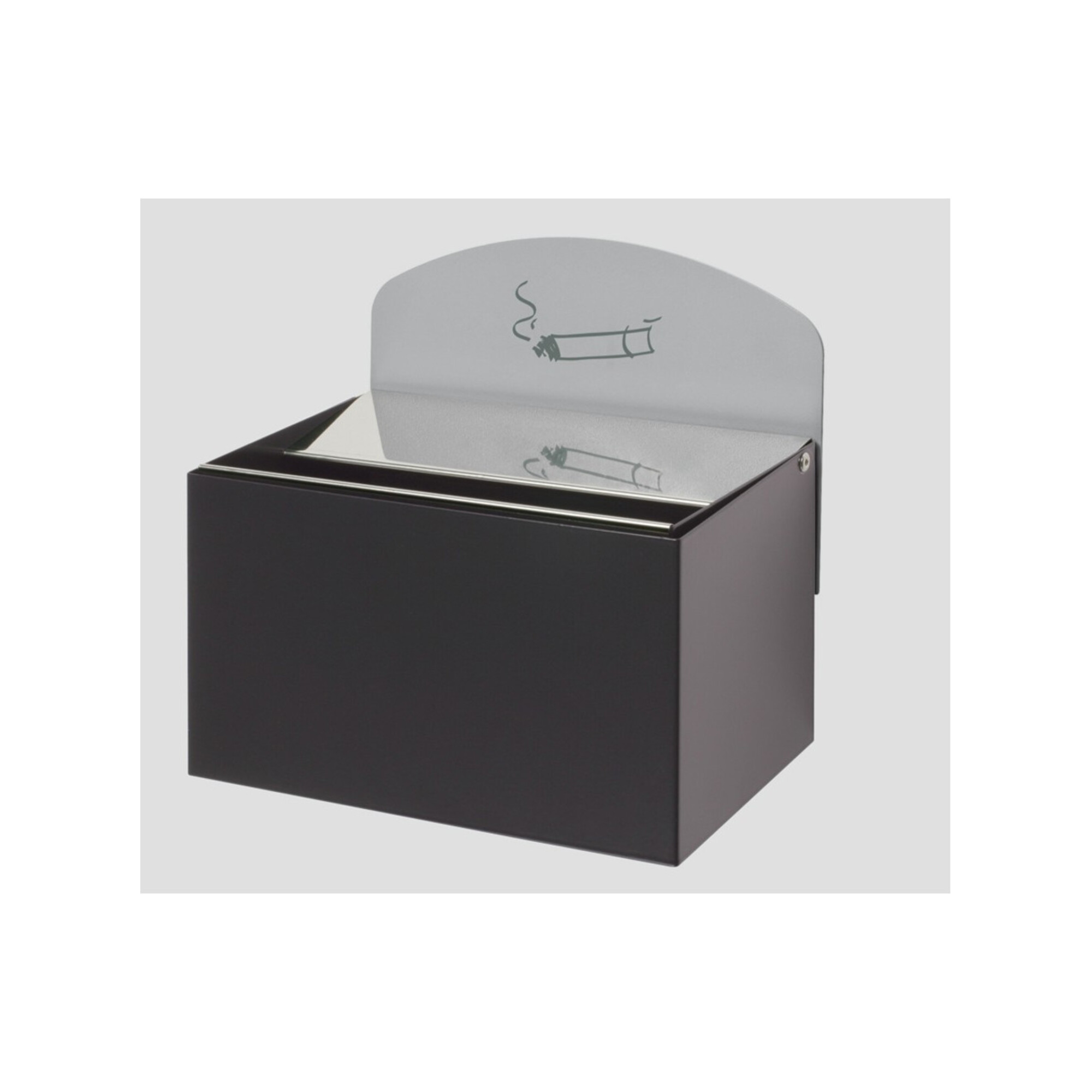 VAR Wandascher WH 13 mit Schild anthrazit 0,8 l