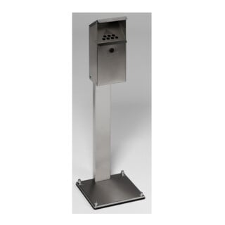 VAR Wandascher WH 41 Edelstahl mit Standfuß 3,7 l