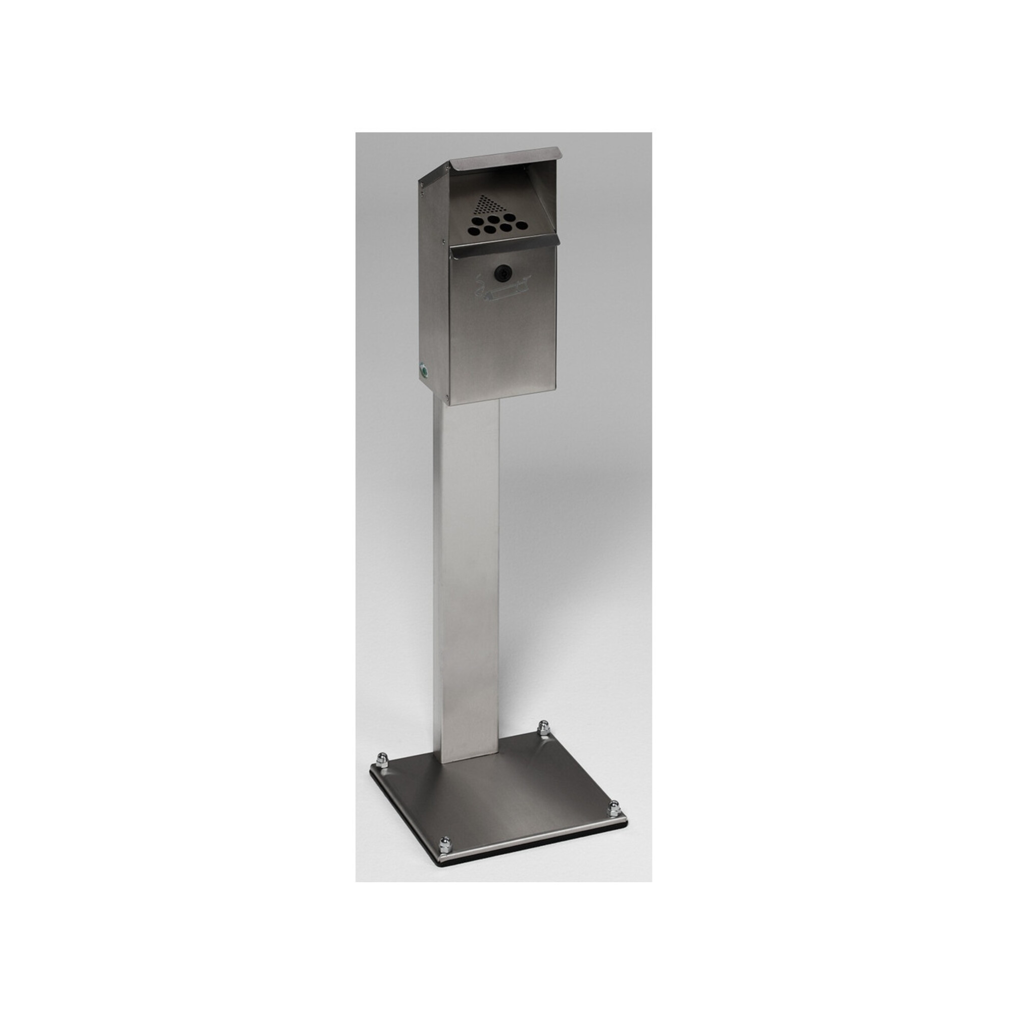 VAR Wandascher WH 41 Edelstahl mit Standfuß 3,7 l