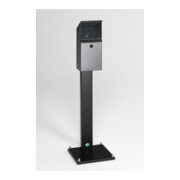 VAR Wandascher WH 41 mit Standfuß antiksilber 3,7 l