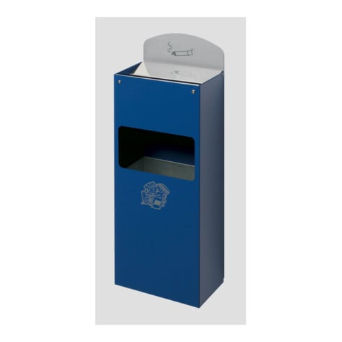 VAR Wandascher WH 51 mit Schild enzianblau 0,8 l/4 l