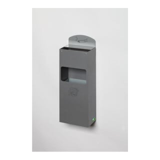 VAR Wandascher WH 51 mit Schild silber 0,8 l/4 l