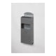 VAR Wandascher WH 51 mit Schild silber 0,8 l/4 l-1