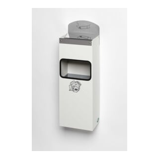 VAR Wandascher WH 51 mit Schild weiß 0,8 l/4 l