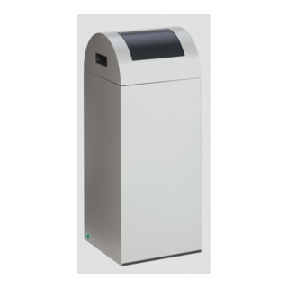 VAR Wertstoffsammelgerät WSG 55 R Korpus silber Einwurfklappe anthrazit 60 l