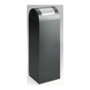 VAR Wertstoffsammelgerät WSG 85 R Korpus antik-silber Einwurfklappe silber 89 l