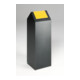 VAR Wertstoffsammelgerät WSG 85 S Korpus antik-silber Einwurfklappe gelb 89 l-1
