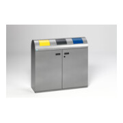 VAR Wertstoffsammelstation WS 100R silber 240 l