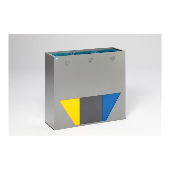 VAR Wertstoffsammelstation WS Trapez 93 antik-silber