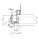 VARIANT VN 8939/100 M VA Charnière d'objet ma 100kg 20mm DIN G/D porte SIMONSWERK