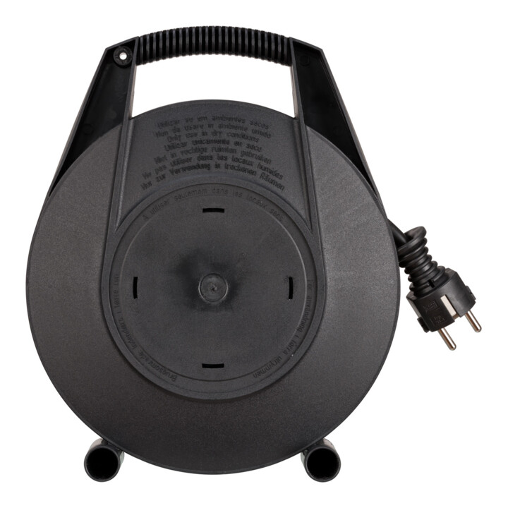 Vario-Line kabelbox met USB laadstation zwart 10m H05VV-F 3G1.5