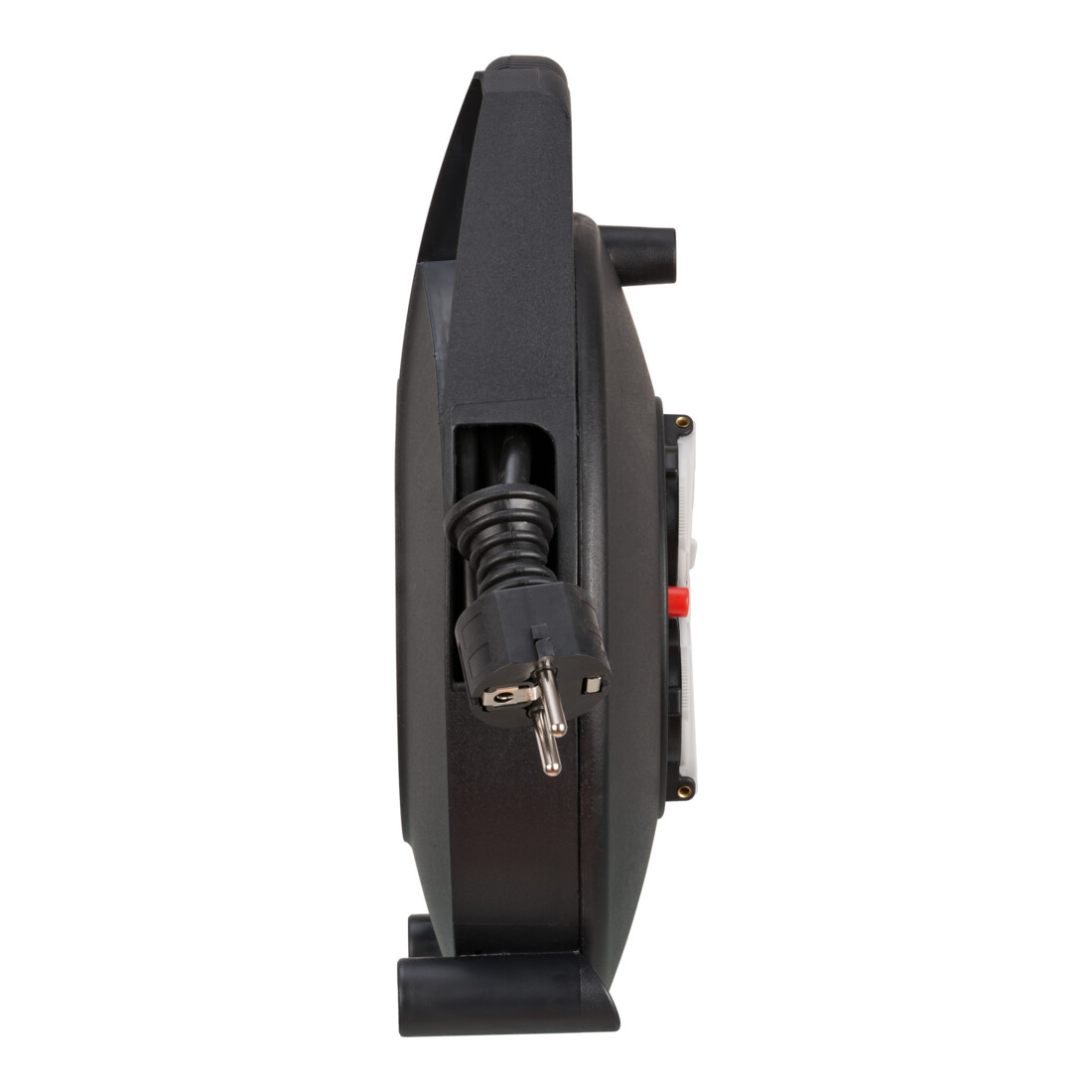 Vario-Line kabelbox met USB laadstation zwart 10m H05VV-F 3G1.5