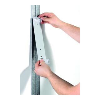 VARIO Système de panneaux visibles support mural magnétique 10 panneaux A4