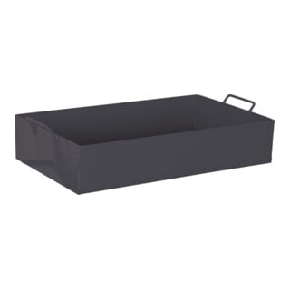 VarioFit abnehmbare Wanne für Tischwagen RAL 7016 anthrazitgrau