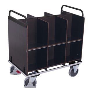 VarioFit Aktenwagen 12 Fächer RAL 7016